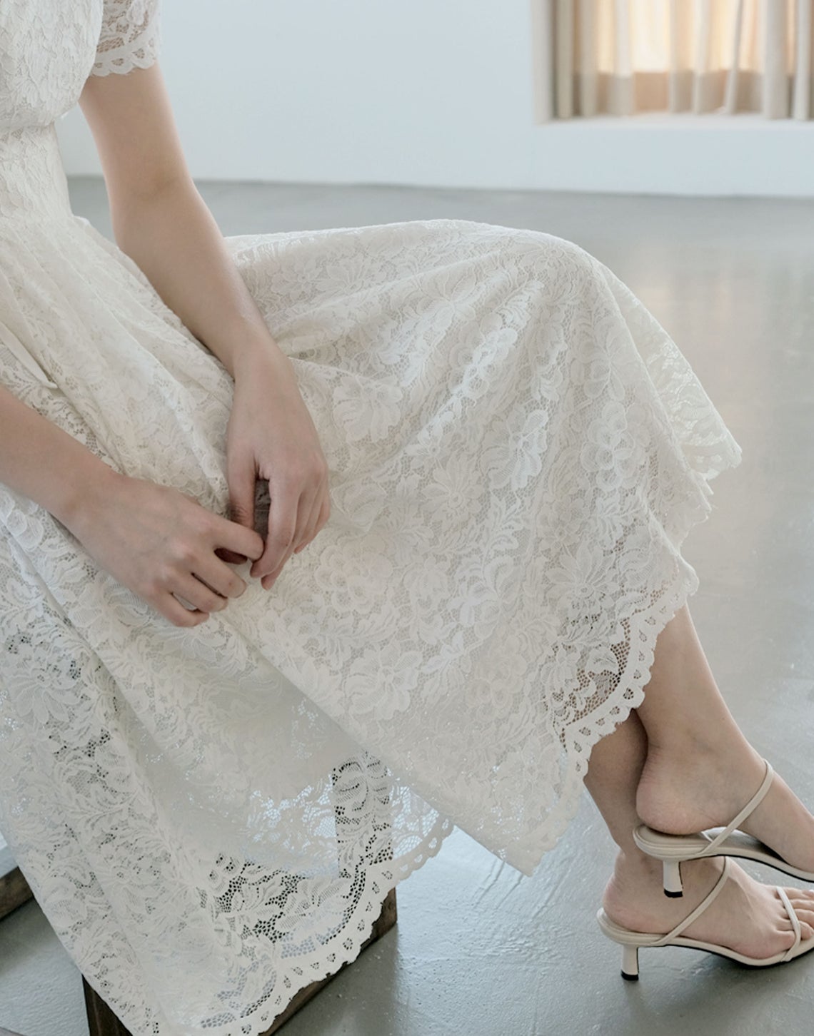 Dress - Lace Pure White